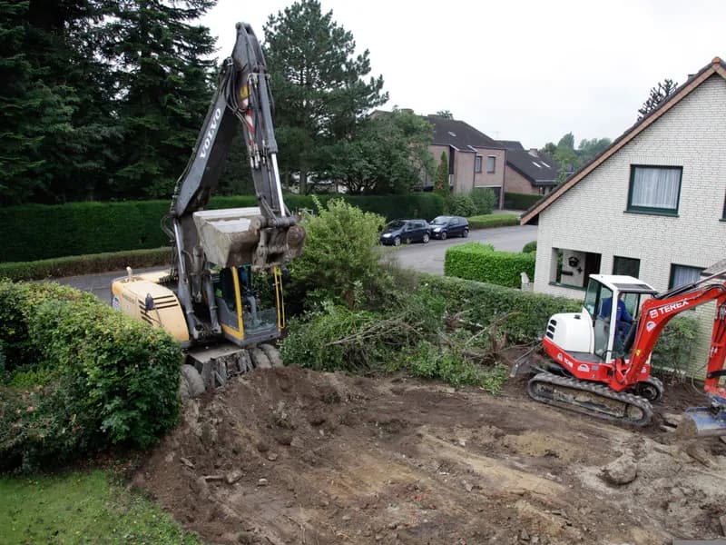 Residential excavation project in Seattle